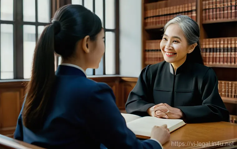 법률 자문가의 직무 만족도 - **Prompt:** A dynamic scene depicting a diverse team of Vietnamese legal professionals collaborating...