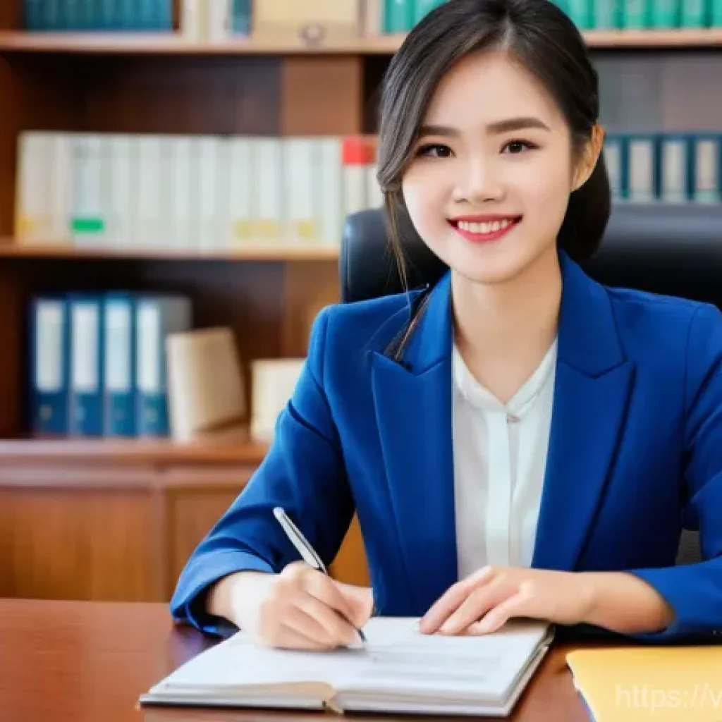 법률 자격증 최신 정보 - **Prompt 1: The Modern Vietnamese Notary**
    A confident young Vietnamese woman, dressed in sharp,...