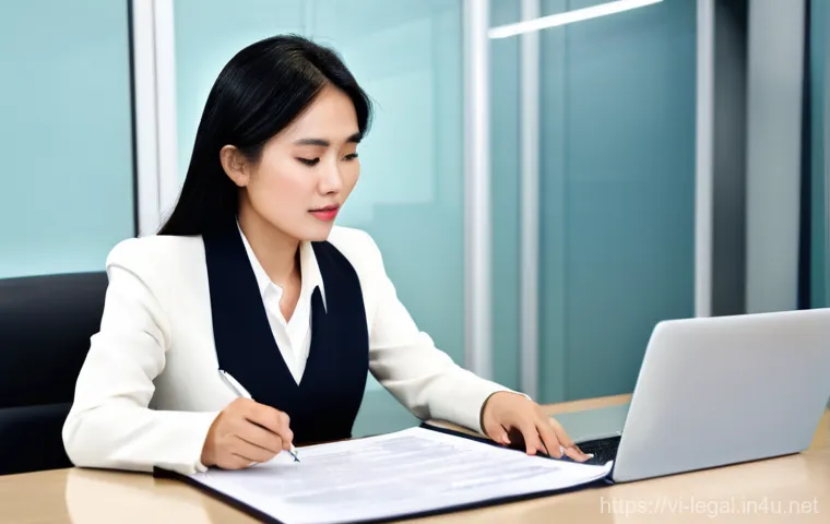 법률업무 실무 사례 공유 - **Prompt 1: Informed Homebuyers in Vietnam**
    A young Vietnamese couple, dressed in contemporary ...