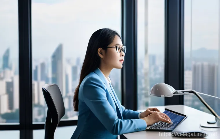 법률 자문가 업무 효율성 향상 - **Prompt for AI in Legal Research & Efficiency:**
    "A confident Vietnamese female lawyer, dressed...