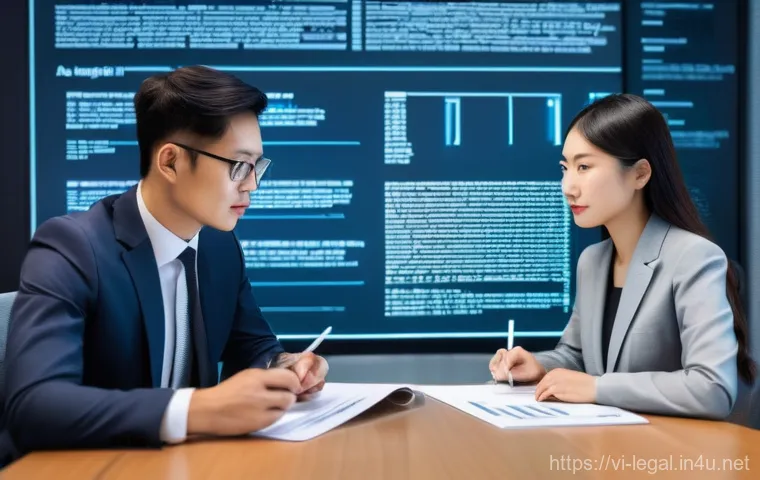 법률 자문가 업무 효율성 향상 - **Prompt for AI in Legal Research & Efficiency:**
    "A confident Vietnamese female lawyer, dressed...