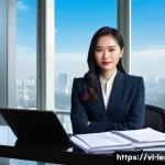 법률 자문가 직업 전망 - **Prompt 1: Dynamic Vietnamese Legal Professional in a Modern Office**
    "A stylishly dressed Viet...